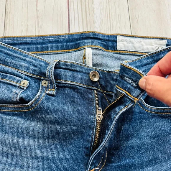 Rag & Bone Cat Mid Rise Skinny Size 27 - Picture 4 of 7